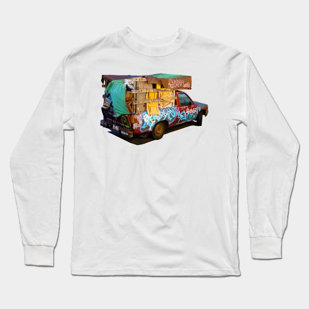 Moving Graffiti #17 Long Sleeve T-Shirt by PandaSex